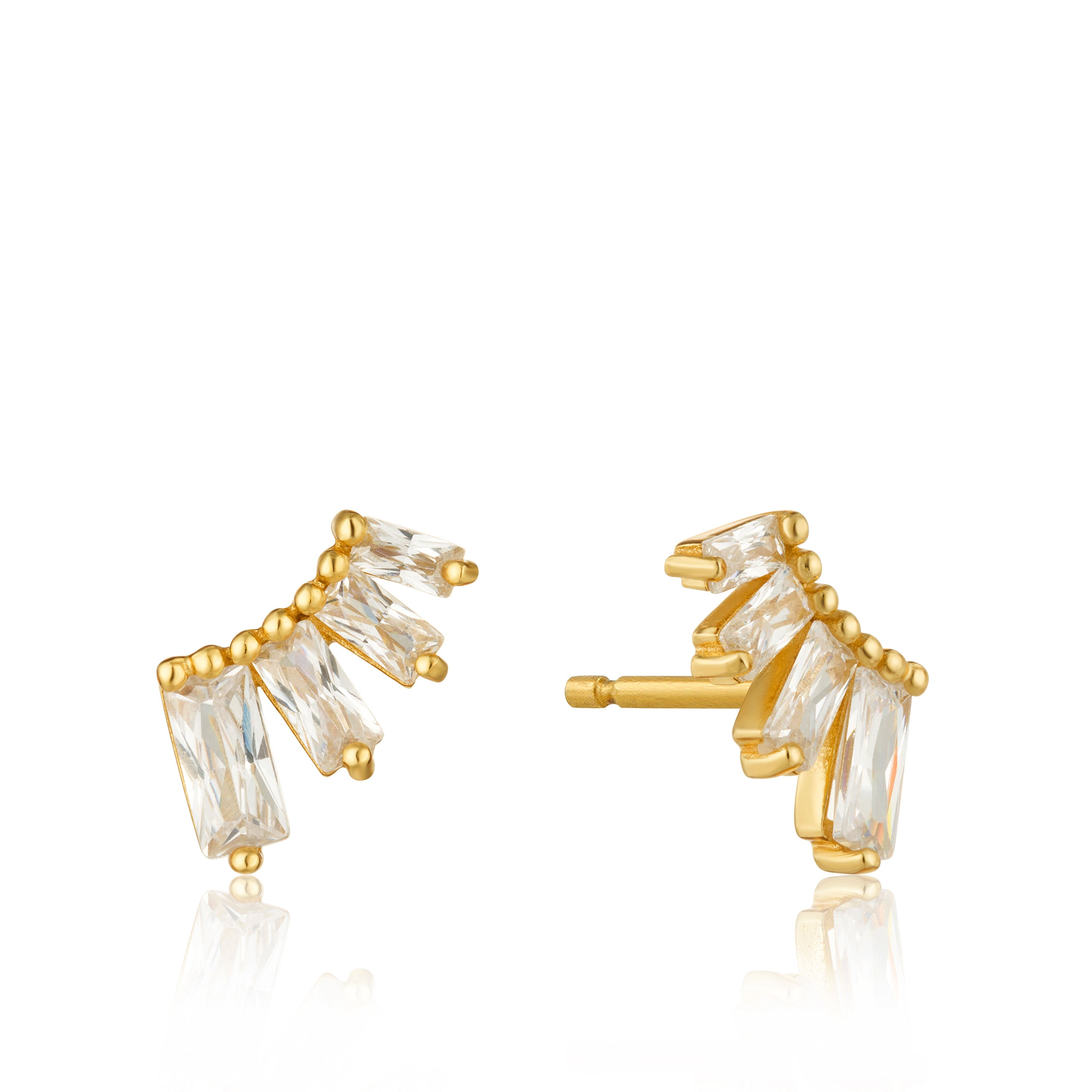 Strength Within Stud Earrings - Gold - ACO Cottesloe